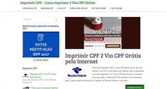 Desktop Screenshot of imprimircpf.com