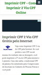 Mobile Screenshot of imprimircpf.com